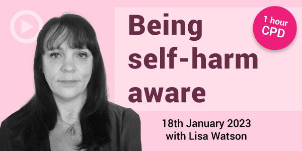 Promo image for Being self-harm aware