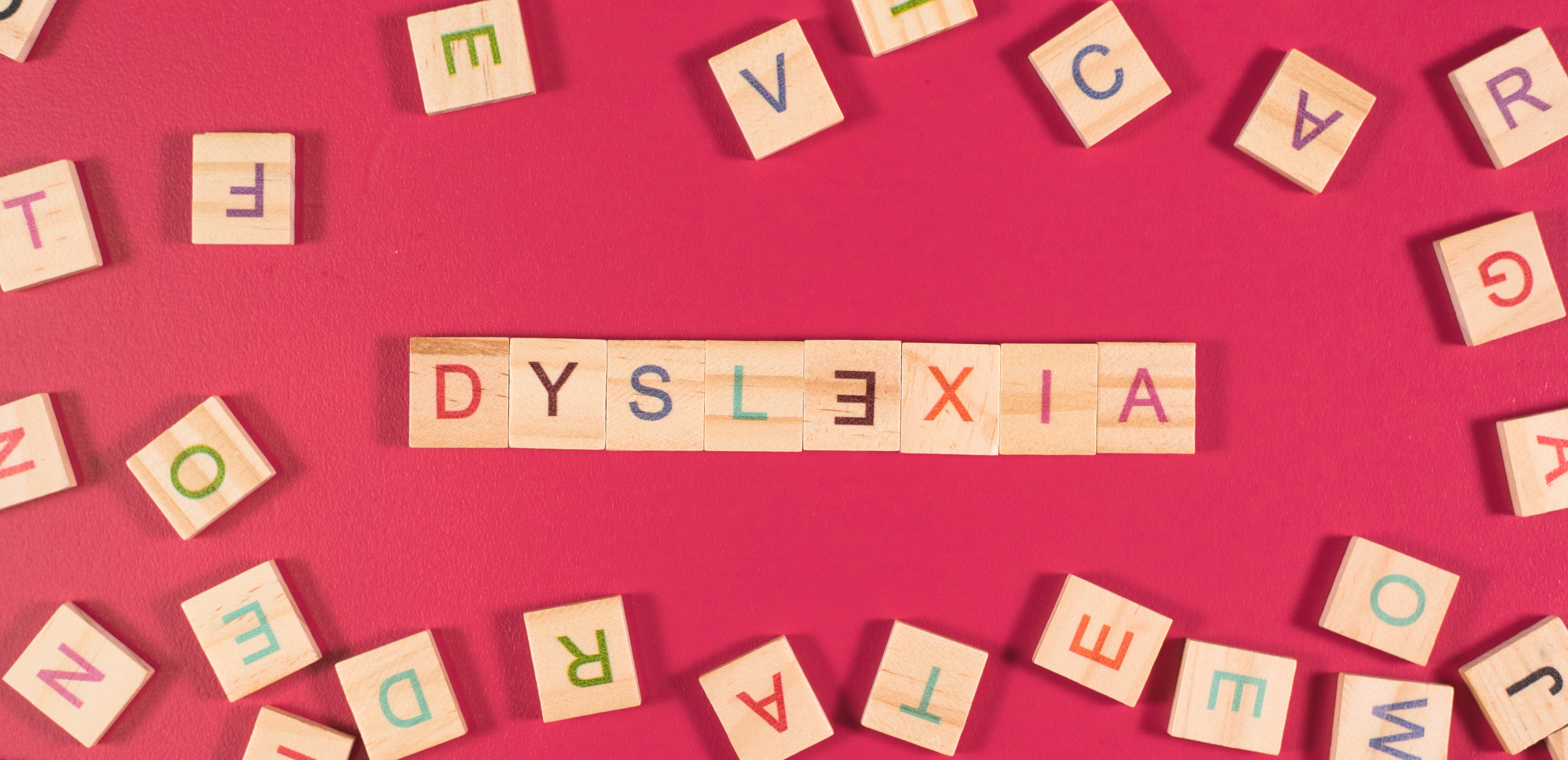 dyslexia awareness month scrabble 